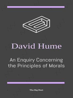 cover image of An Enquiry Concerning the Principles of Morals